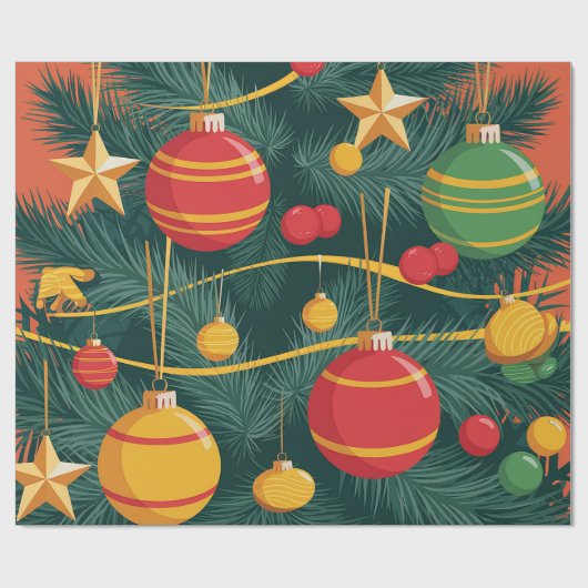 kerstcadeaupapier cadeaupapier (Vlak)