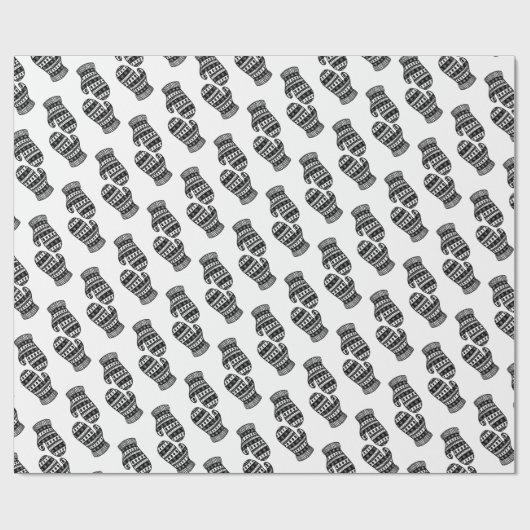 kerstcadeaupapier cadeaupapier (Vlak)