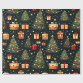 kerstcadeaupapier cadeaupapier (Vlak)