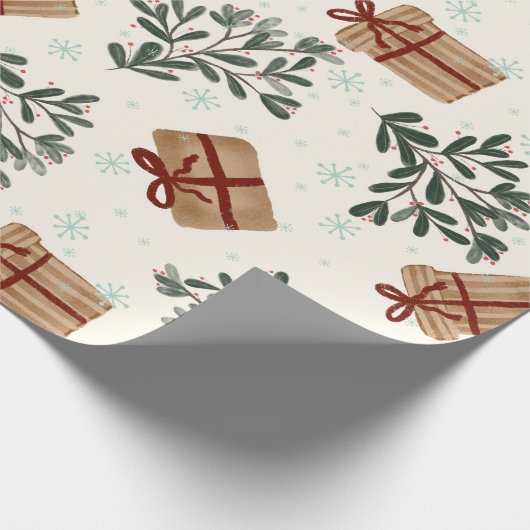 kerstcadeaupapier cadeaupapier (Hoek)