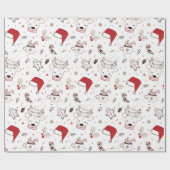 kerstcadeaupapier cadeaupapier (Vlak)