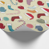 kerstcadeaupapier,  cadeaupapier (Hoek)