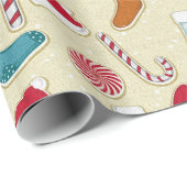 kerstcadeaupapier,  cadeaupapier (Rol Hoek)