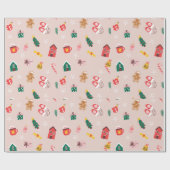 Kerstcadeaupapier Cadeaupapier (Vlak)