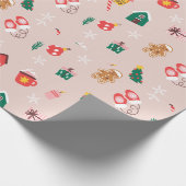 Kerstcadeaupapier Cadeaupapier (Hoek)