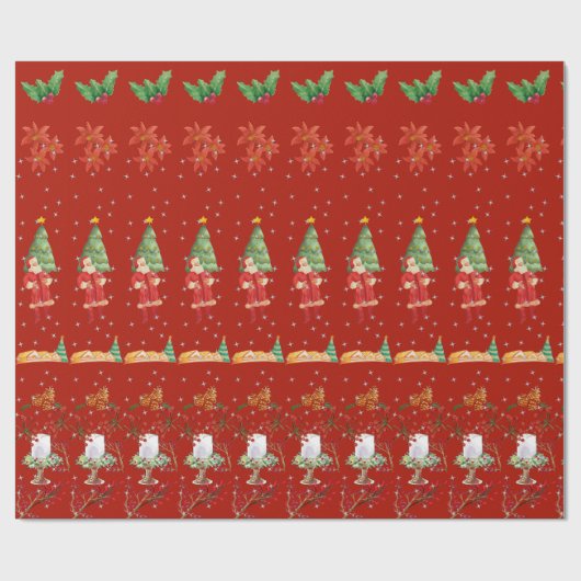 Kerstcadeaupapier Cadeaupapier (Vlak)