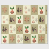 kerstcadeaupapier cadeaupapier (Vlak)