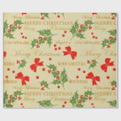 kerstcadeaupapier,  cadeaupapier (Vlak)