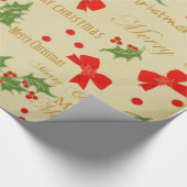 kerstcadeaupapier, cadeaupapier (Hoek)