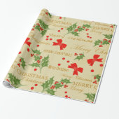 kerstcadeaupapier, cadeaupapier (Uitgerold)