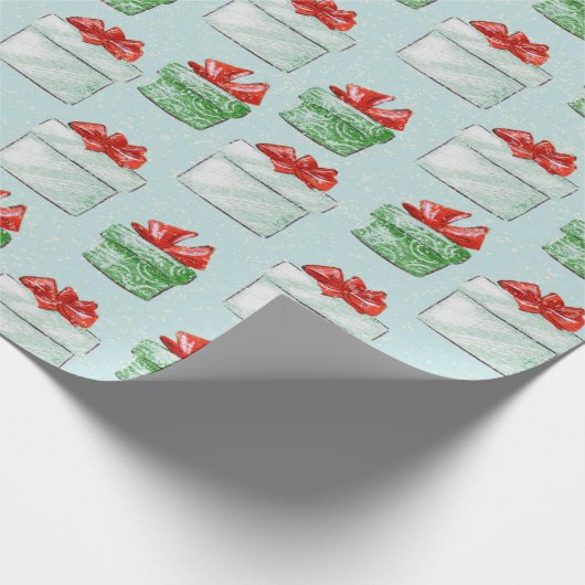 kerstcadeaupapier cadeaupapier (Hoek)