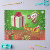 kerstcadeaupapier, Elf Tissuepapier (Craft)