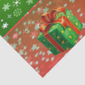 kerstcadeaupapier, Elf Tissuepapier (Detail)