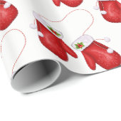 kerstcadeaupapier, feestdag Mittens Cadeaupapier (Rol Hoek)