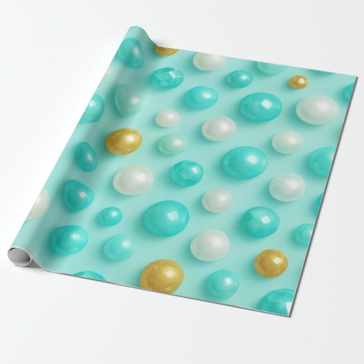 Kerstcadeaupapier | Festive Kerst Geschenkpapier Cadeaupapier (Uitgerold)