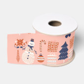 Kerstcadeaupapier Grosgrain Lint (Spoel)