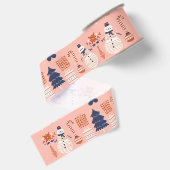 Kerstcadeaupapier Grosgrain Lint (Achterkant)