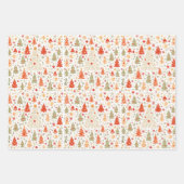 kerstcadeaupapier inpakpapier vel (Voorkant 3)