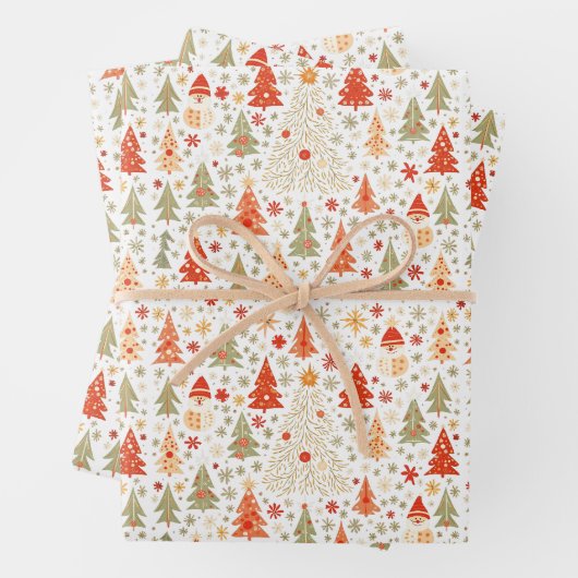 kerstcadeaupapier inpakpapier vel (In situ)