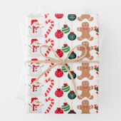 kerstcadeaupapier inpakpapier vel (In situ)