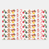 kerstcadeaupapier inpakpapier vel (Voorkant)