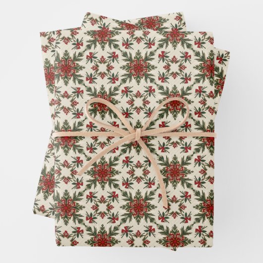 kerstcadeaupapier inpakpapier vel (In situ)