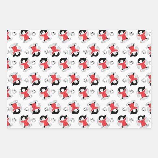 kerstcadeaupapier inpakpapier vel (Voorkant 2)