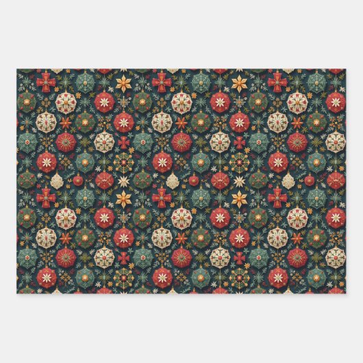 kerstcadeaupapier inpakpapier vel (Voorkant 2)