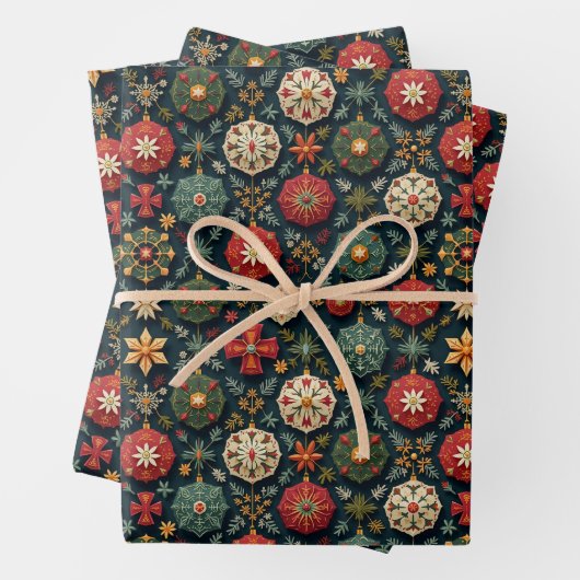 kerstcadeaupapier inpakpapier vel (In situ)