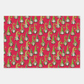 kerstcadeaupapier inpakpapier vel (Voorkant 2)