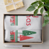 kerstcadeaupapier/kerstbomen tissuepapier (Geschenk)