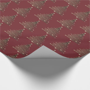 kerstcadeaupapier - Kerstkerstboom Cadeaupapier