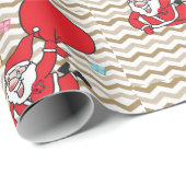 Kerstcadeaupapier Kerstman Cadeaupapier (Rol Hoek)