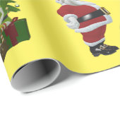 Kerstcadeaupapier Kerstman Cadeaupapier (Rol Hoek)