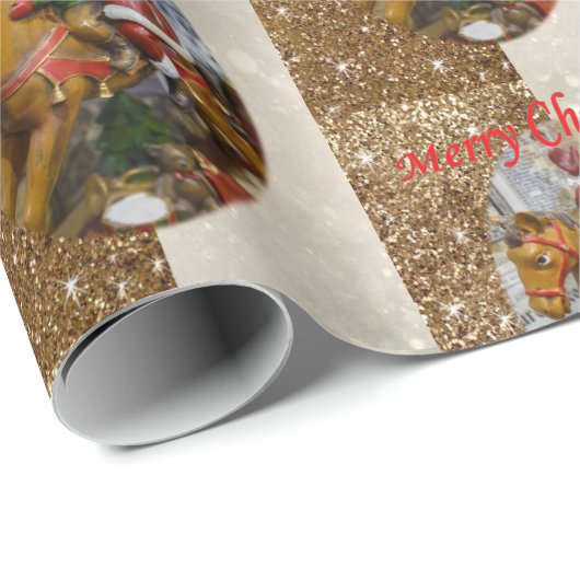 Kerstcadeaupapier Kerstman Cadeaupapier (Rol Hoek)