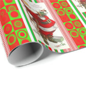 Kerstcadeaupapier Kerstman Cadeaupapier (Rol Hoek)