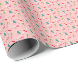 Kerstcadeaupapier met Baking Spirits Bright Cadeaupapier