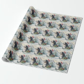Kerstcadeaupapier met Berner Sennenhond Cadeaupapier (Uitgerold)