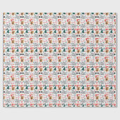 Kerstcadeaupapier met Duitse Herders Cadeaupapier (Vlak)