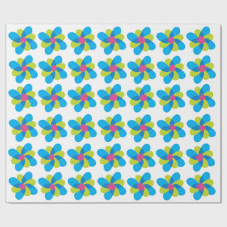 Kerstcadeaupapier met een vrolijk hart cadeaupapier