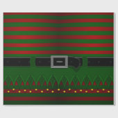 kerstcadeaupapier met Elfpo-cadeau Cadeaupapier (Vlak)