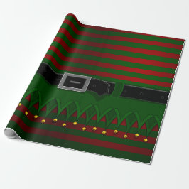 kerstcadeaupapier met Elfpo-cadeau Cadeaupapier