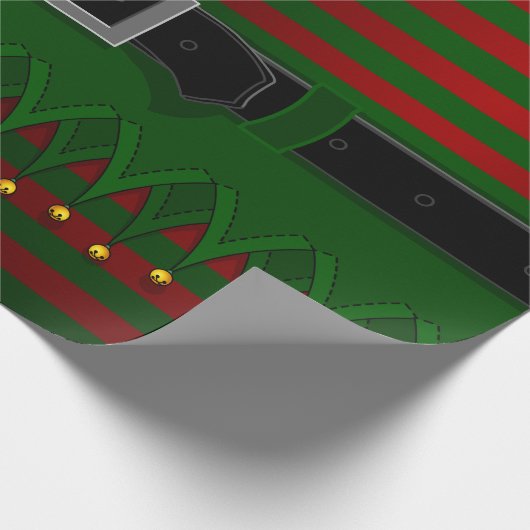 kerstcadeaupapier met Elfpo-cadeau Cadeaupapier (Hoek)