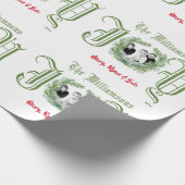 kerstcadeaupapier met groenboek grote afmetingen v cadeaupapier (Hoek)