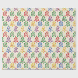 Kerstcadeaupapier met Kerstboomthema Cadeaupapier