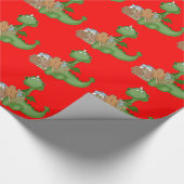 kerstcadeaupapier met kerstcadeaubon cadeaupapier (Hoek)