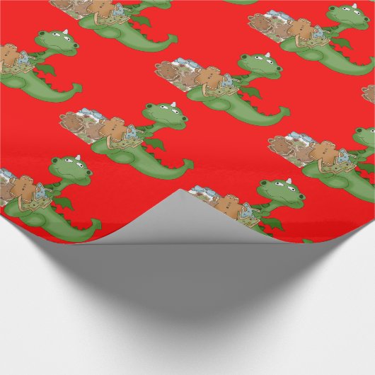 kerstcadeaupapier met kerstcadeaubon cadeaupapier (Hoek)