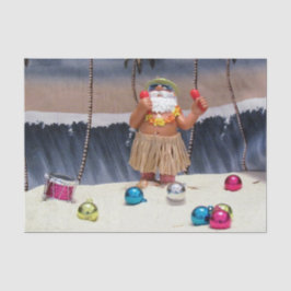 kerstcadeaupapier met kerstcadeaus voor kerstfeest tissuepapier