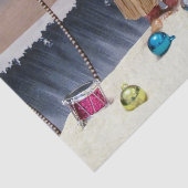 kerstcadeaupapier met kerstcadeaus voor kerstfeest tissuepapier (Detail)