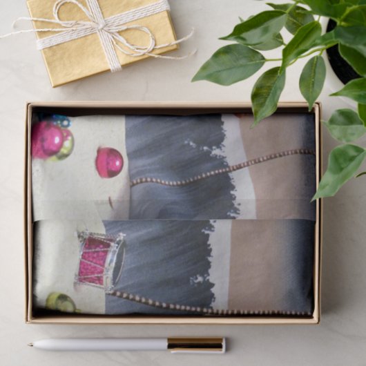 kerstcadeaupapier met kerstcadeaus voor kerstfeest tissuepapier (Geschenk)